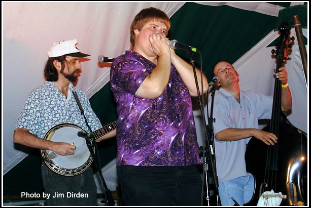 Bluegrass harmonica workshop at Old Settler's Music Festival 2001