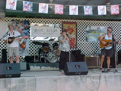 The whole band -- Austin Chapter of HOOT Fundraiser (2003)
